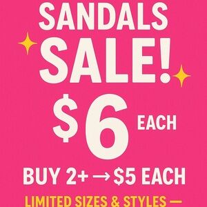Sandals Sale Poster